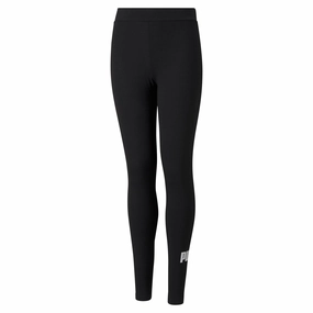 PUMA Big Kids' Girls' Essential Logo Leggings girls workout sets, yoga pants girls