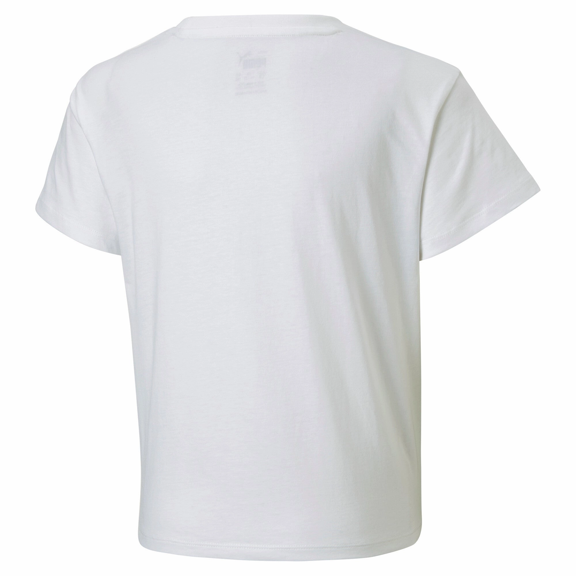 PUMA Big Kids' Girls' Essentials  Logo Knotted Tee Girls Seamless Sportswear