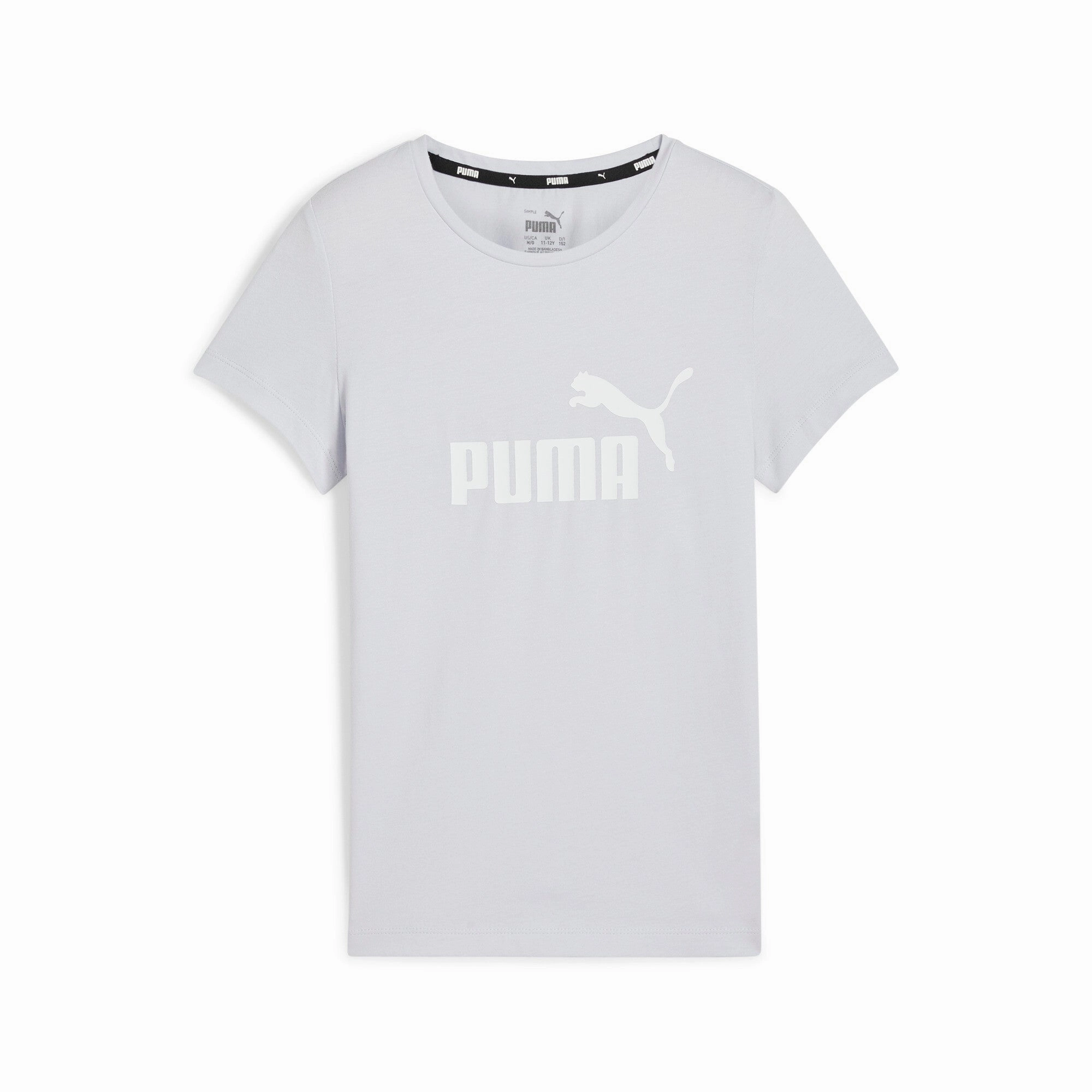 PUMA Big Kids' Girls' Essentials Logo Tee Girls Seamless Sportswear