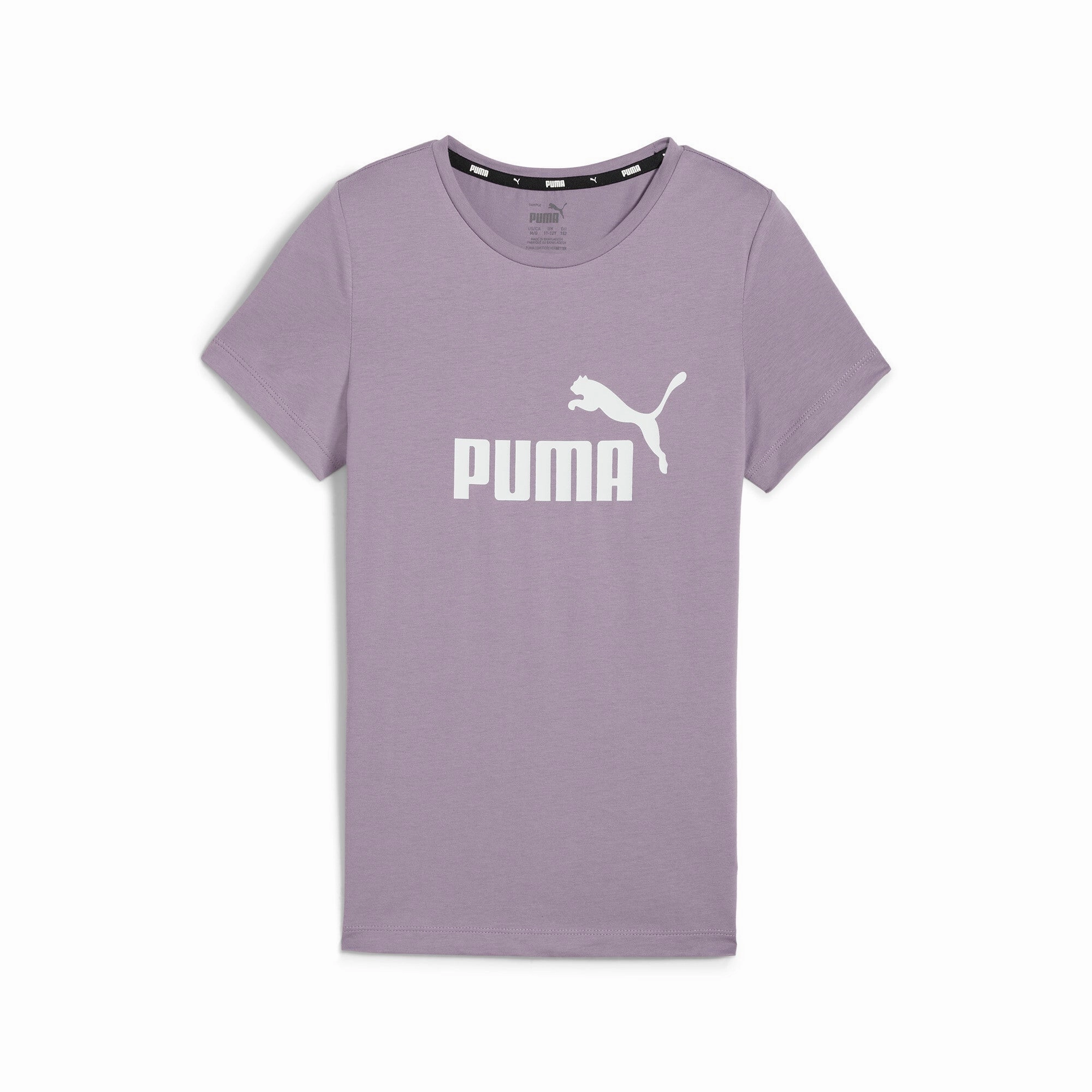 PUMA Big Kids' Girls' Essentials Logo Tee girls workout sets, yoga pants girls