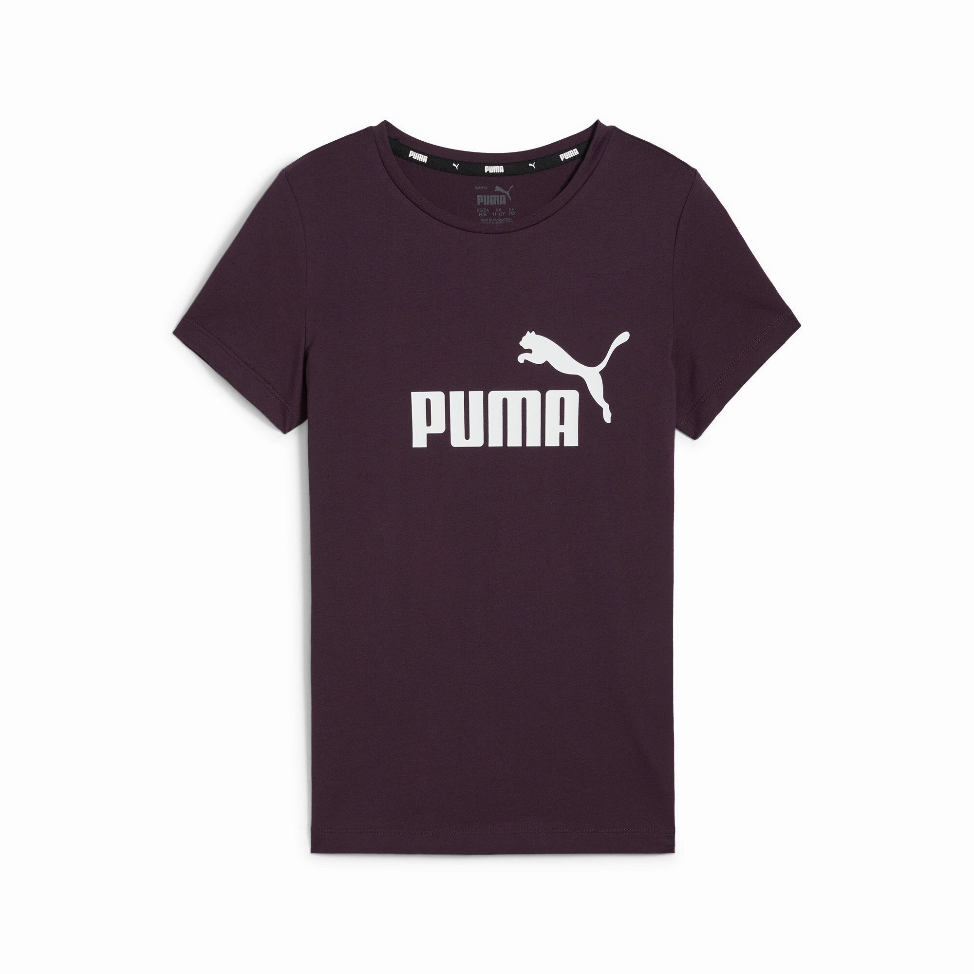 PUMA Big Kids' Girls' Essentials Logo Tee Girls Seamless Sportswear