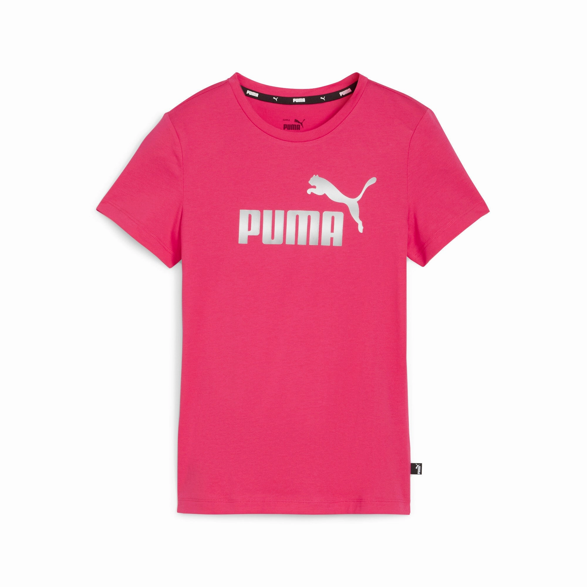 PUMA Big Kids' Girls' Essentials  Logo Tee Girls Seamless Sportswear