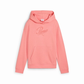PUMA Big Kids' Girls' Essentials Script Hoodie girls workout sets, yoga pants girls