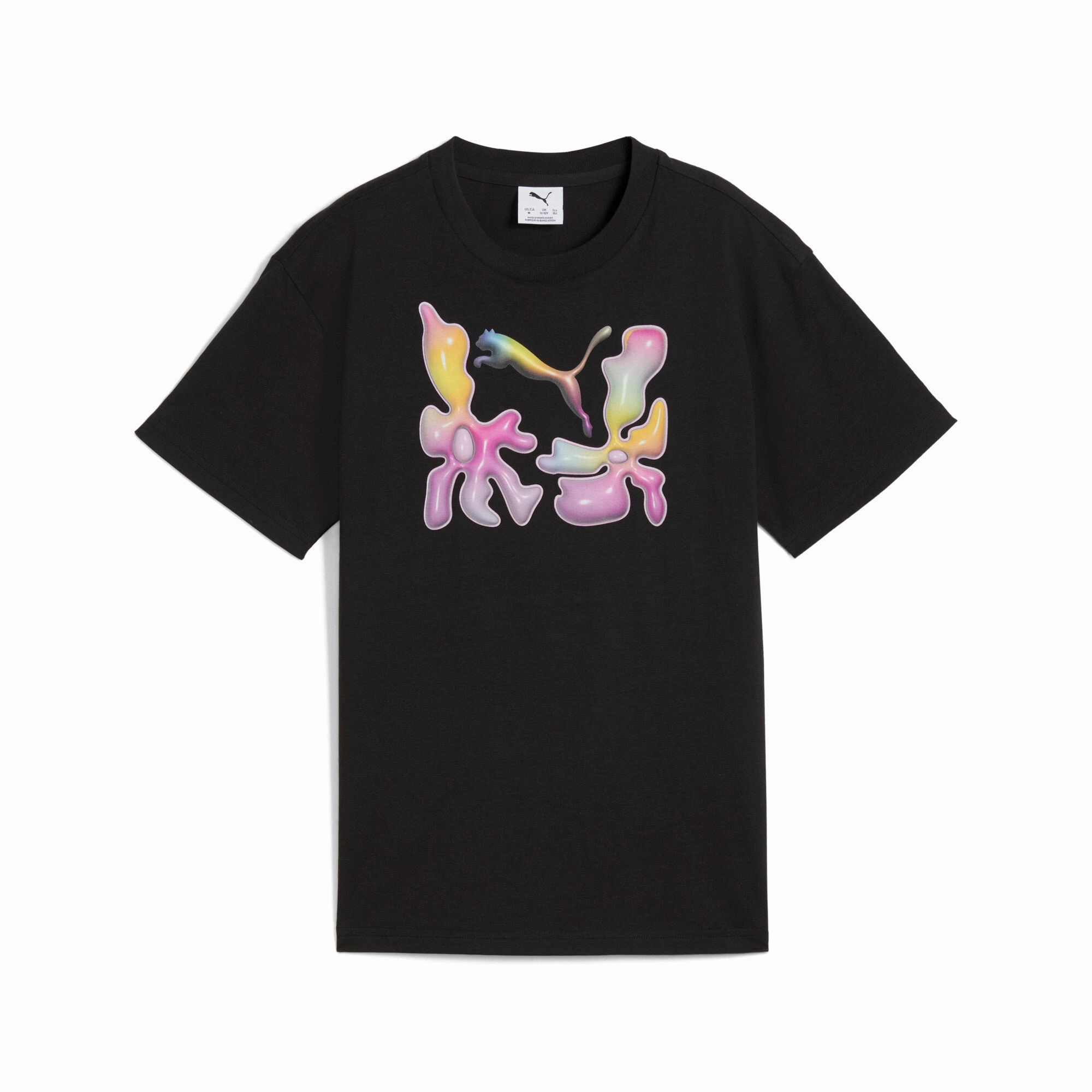 PUMA Big Kids' Girls' Graphics Relaxed Tee Girls Seamless Sportswear