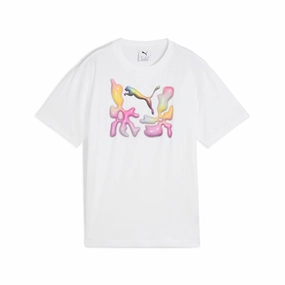 PUMA Big Kids' Girls' Graphics Relaxed Tee girls workout sets, yoga pants girls