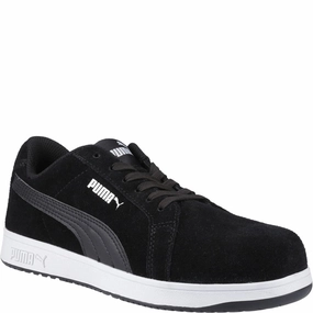 Puma Safety Iconic Low Safety Shoes Lightweight Running Shoes,Slip On Athletic Shoes,Breathable Workout Shoes
