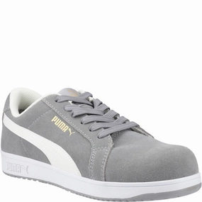 Puma Safety Iconic Low Safety Shoes Lightweight Running Shoes,Slip On Athletic Shoes,Breathable Workout Shoes