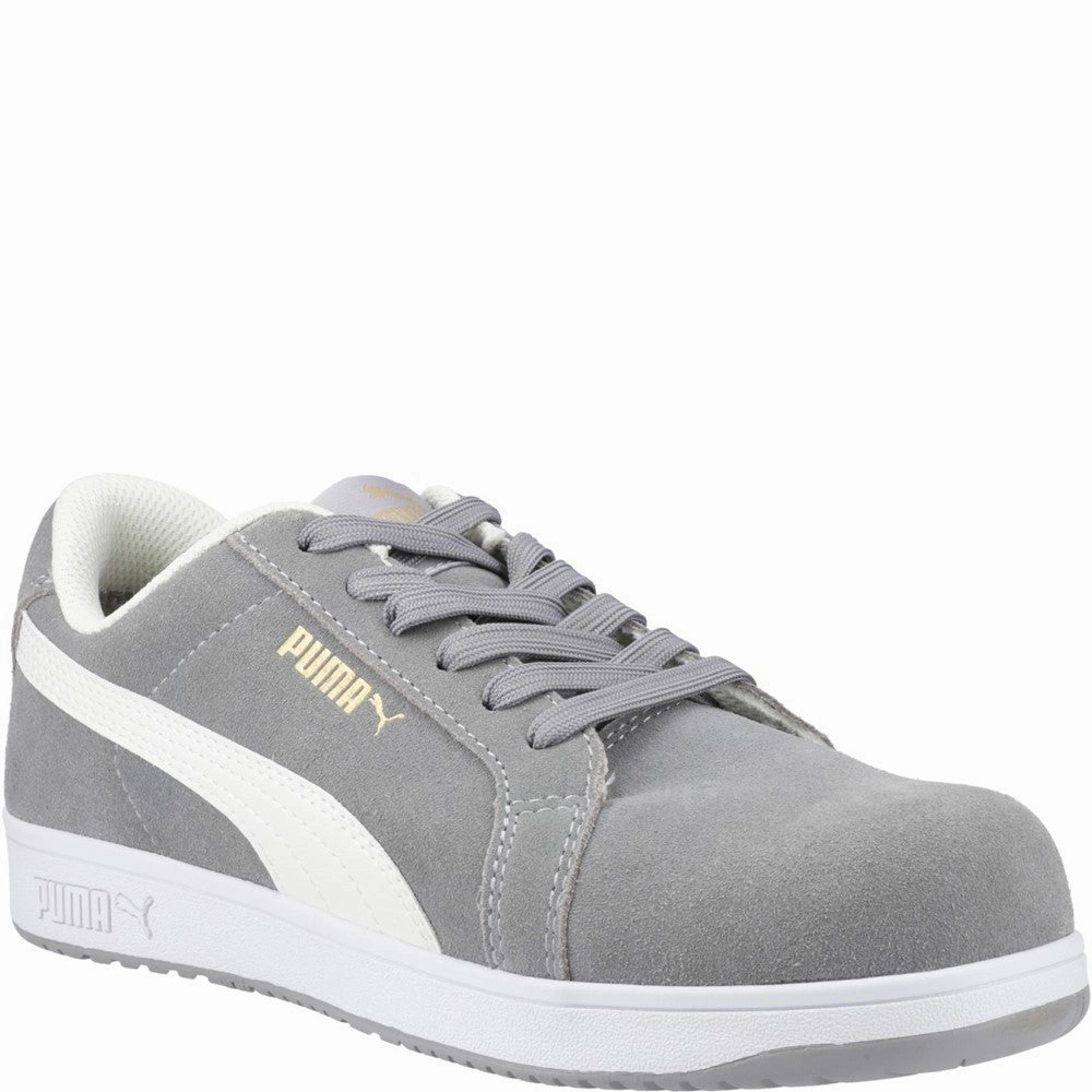 Puma Safety Iconic Low Safety Shoes Lightweight Running Shoes,Slip On Athletic Shoes,Breathable Workout Shoes