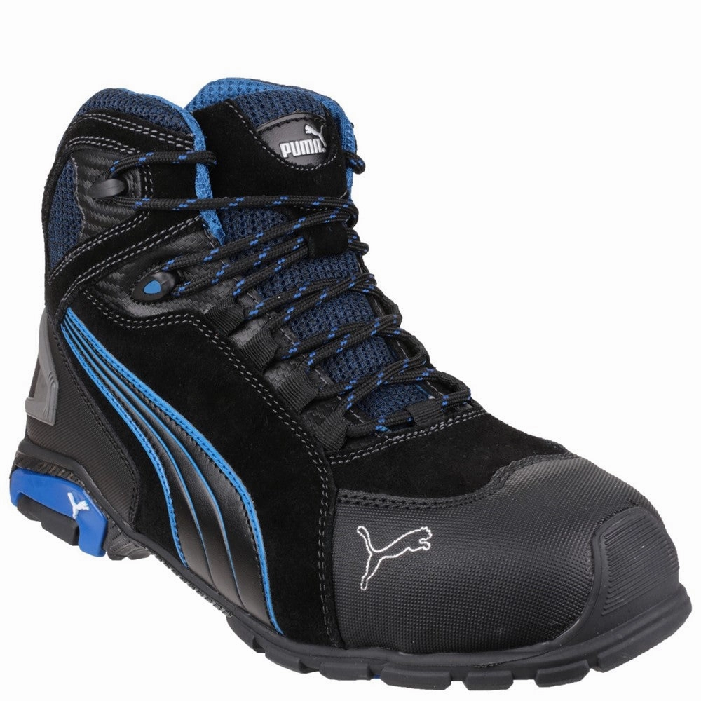 Puma Safety Rio Mid Lace-up Safety Boot Basketball Shoes, Running Shoes