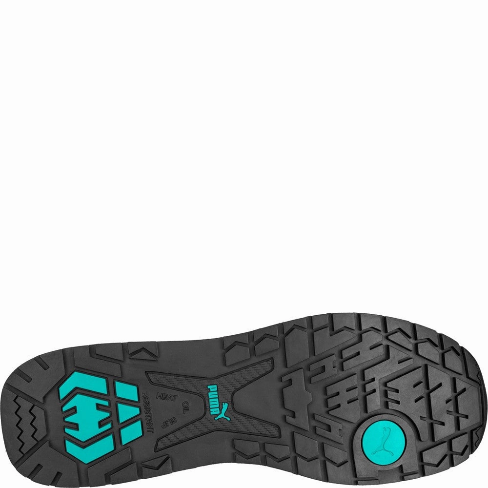 Puma Safety Vivid Green Heart Low Trainer Men's Sports Casual Shoes