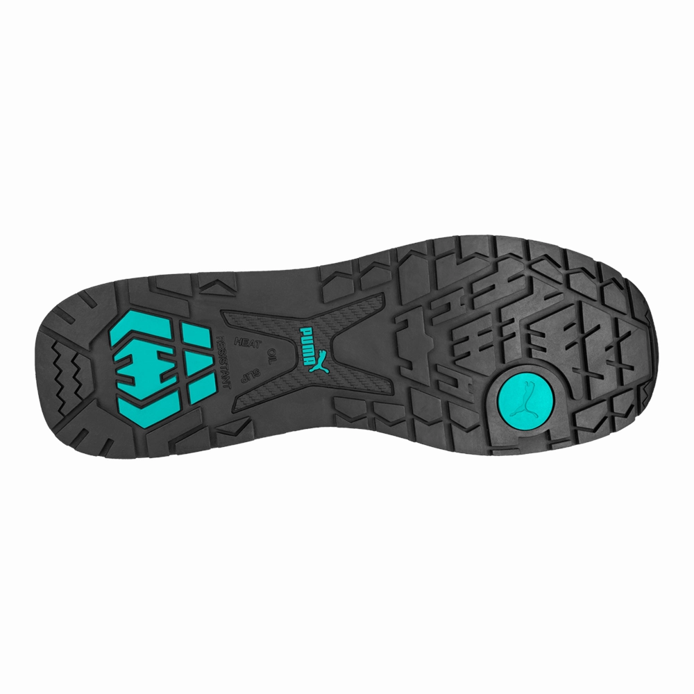 Puma Safety Vivid Green Heart Low Trainer Men's Sports Casual Shoes