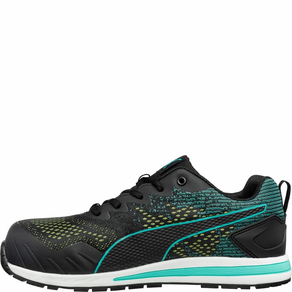 Puma Safety Vivid Green Heart Low Trainer Men's Sports Casual Shoes