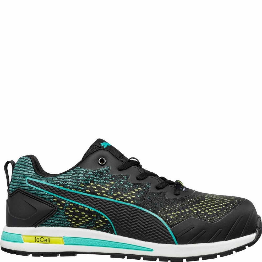 Puma Safety Vivid Green Heart Low Trainer Men's Sports Casual Shoes