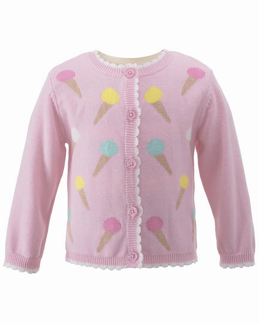 Rachel Riley Ice Cream Cardigan ruffle tops girls, long sleeve tees girls