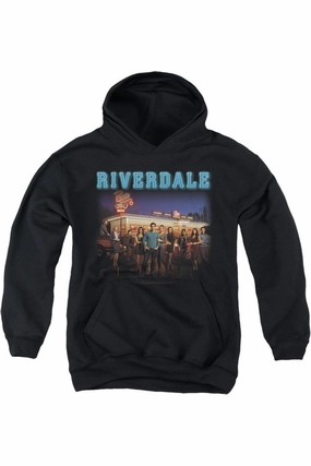 Riverdale Up At Pops Youth Pull Over Hoodie / Hooded Sweatshirt graphic tees for boys, polo shirts boys