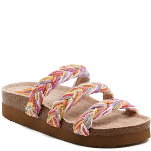 Rocket Dog Ashley String Braid Sandal Lightweight Running Shoes,Slip On Athletic Shoes,Breathable Workout Shoes