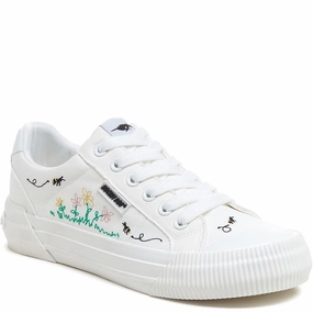 Rocket Dog Cheery Embroidery 12A Shoe Lightweight Running Shoes,Slip On Athletic Shoes,Breathable Workout Shoes