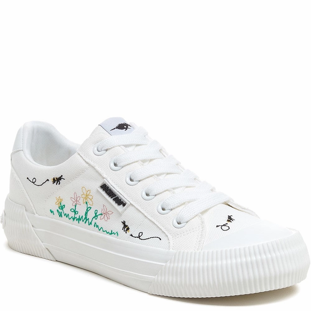Rocket Dog Cheery Embroidery 12A Shoe Lightweight Running Shoes,Slip On Athletic Shoes,Breathable Workout Shoes