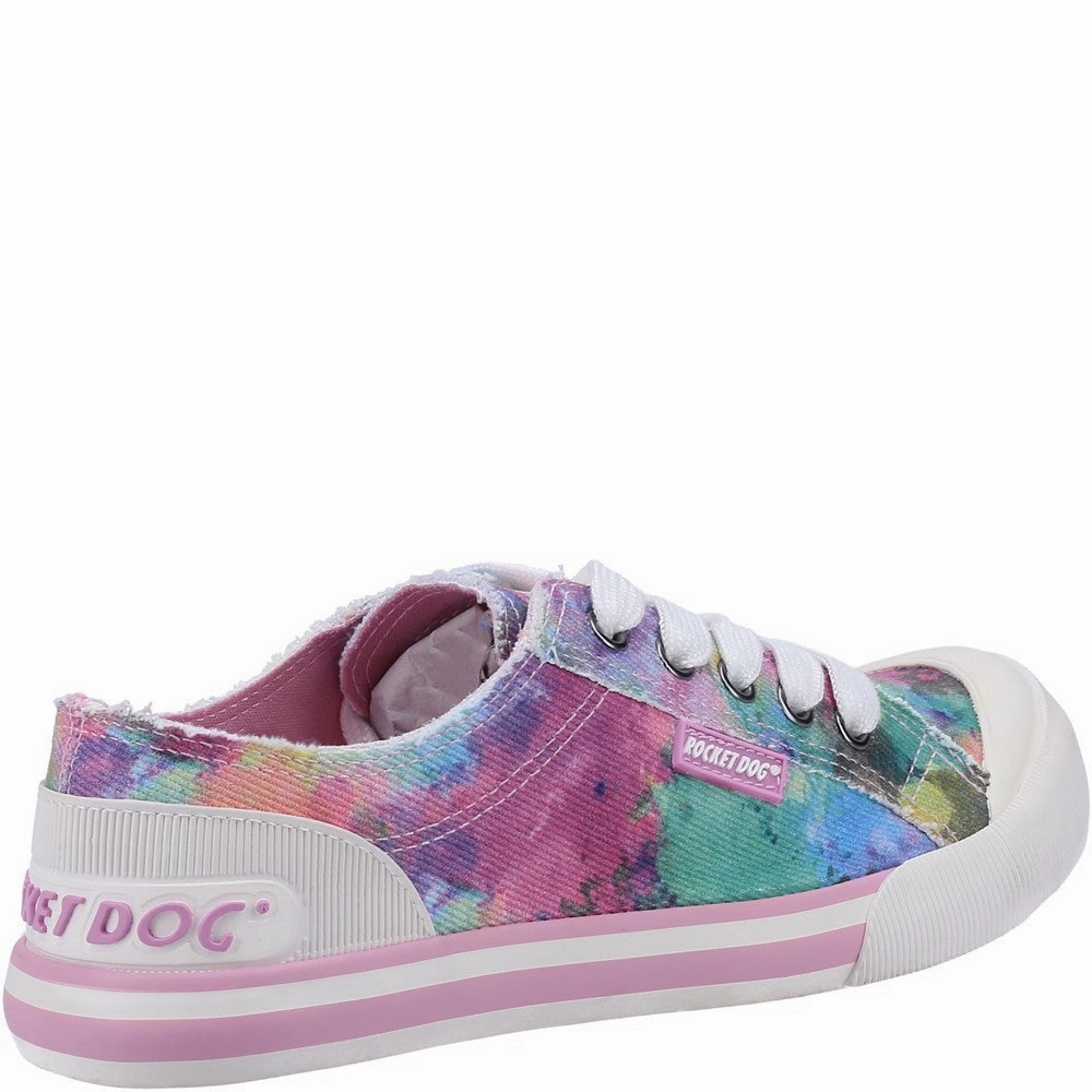 Rocket Dog Jazzin Candy Tie Dye Lace Up Sneaker Women's Sneakers Casual Walking Shoes