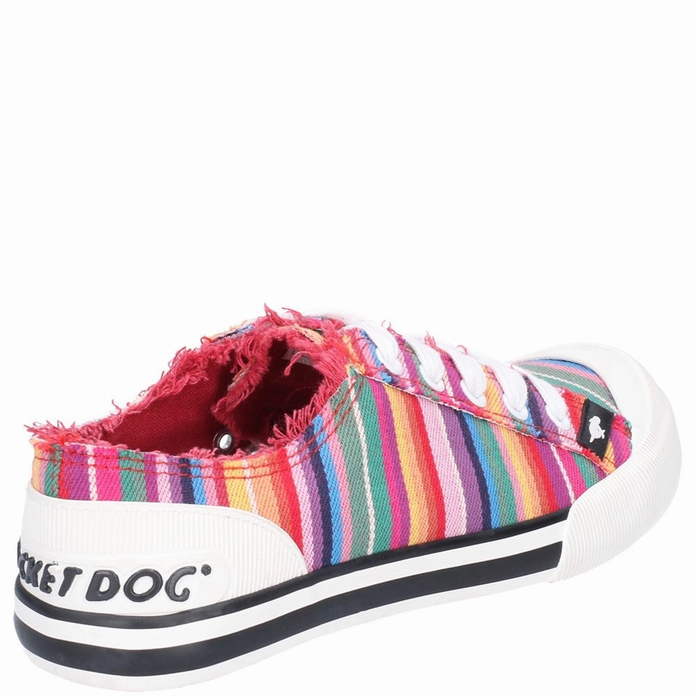 Rocket Dog Jazzin Eden Stripe Beach Shoe Women's Sneakers Casual Walking Shoes