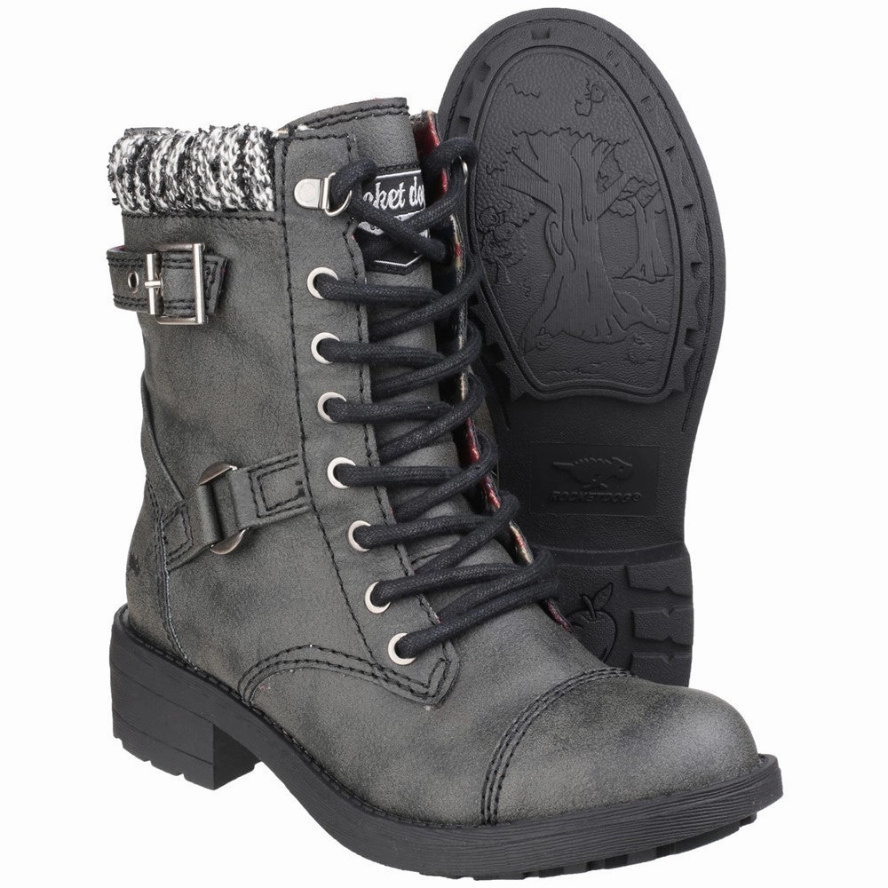Rocket Dog Thunder Galaxy Biker Boot Women's Sneakers Casual Walking Shoes