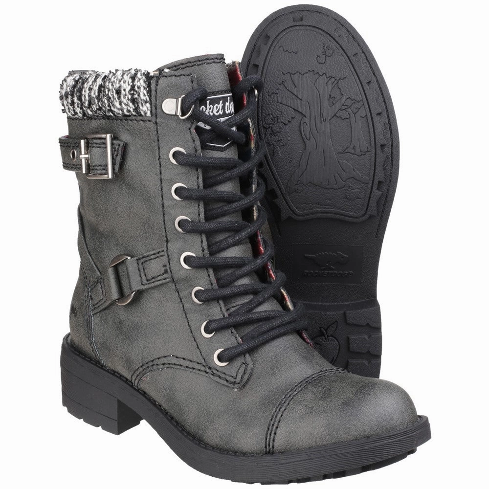 Rocket Dog Thunder Galaxy Biker Boot Women's Sneakers Casual Walking Shoes