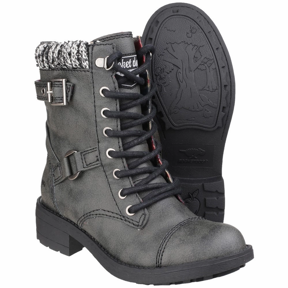 Rocket Dog Thunder Galaxy Biker Boot Women's Sneakers Casual Walking Shoes