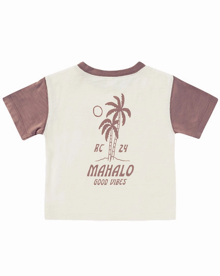 Rylee   Cru Collective Contrast T-Shirt Girls Tunic Top