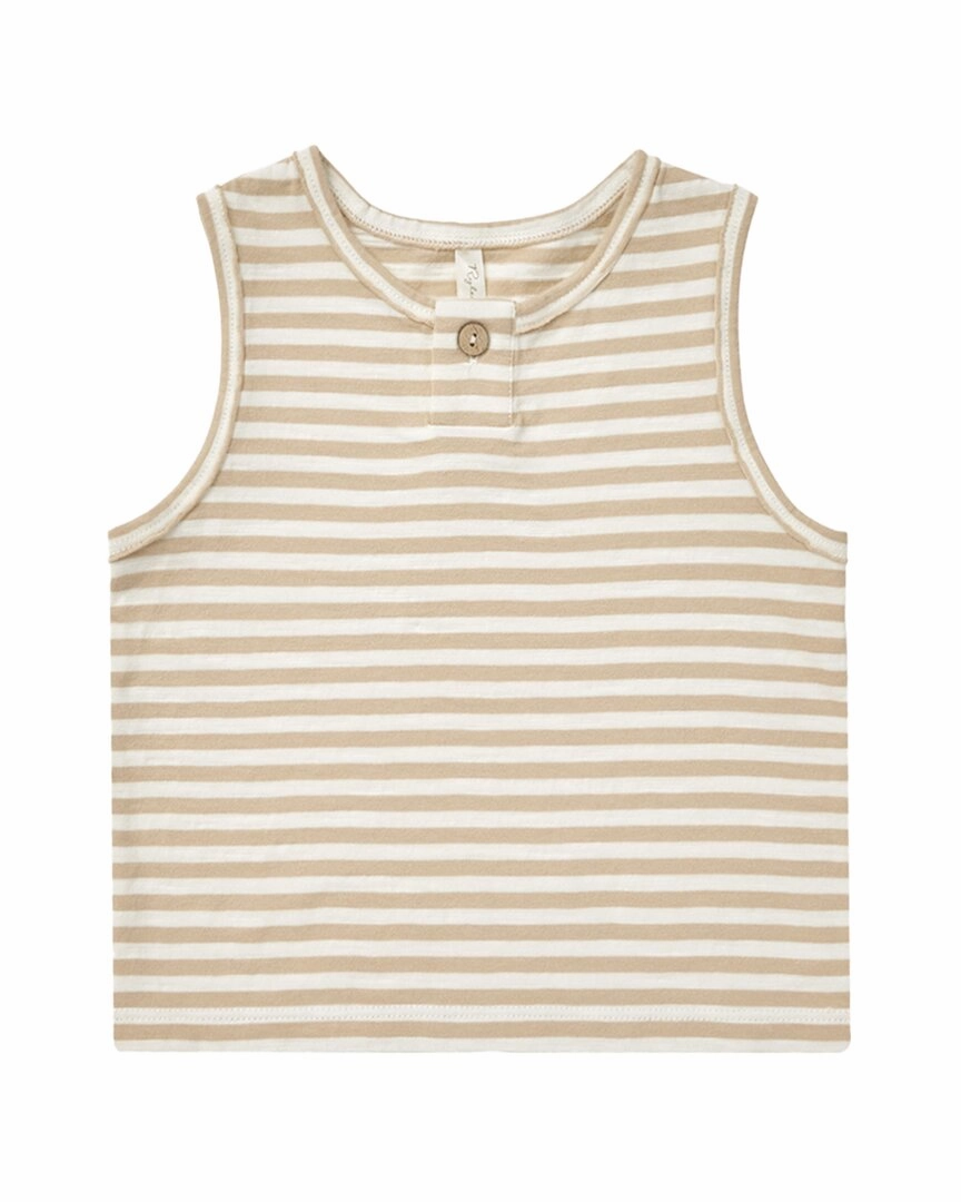 Rylee   Cru Collective Jersey Button Tank ruffle tops girls, long sleeve tees girls