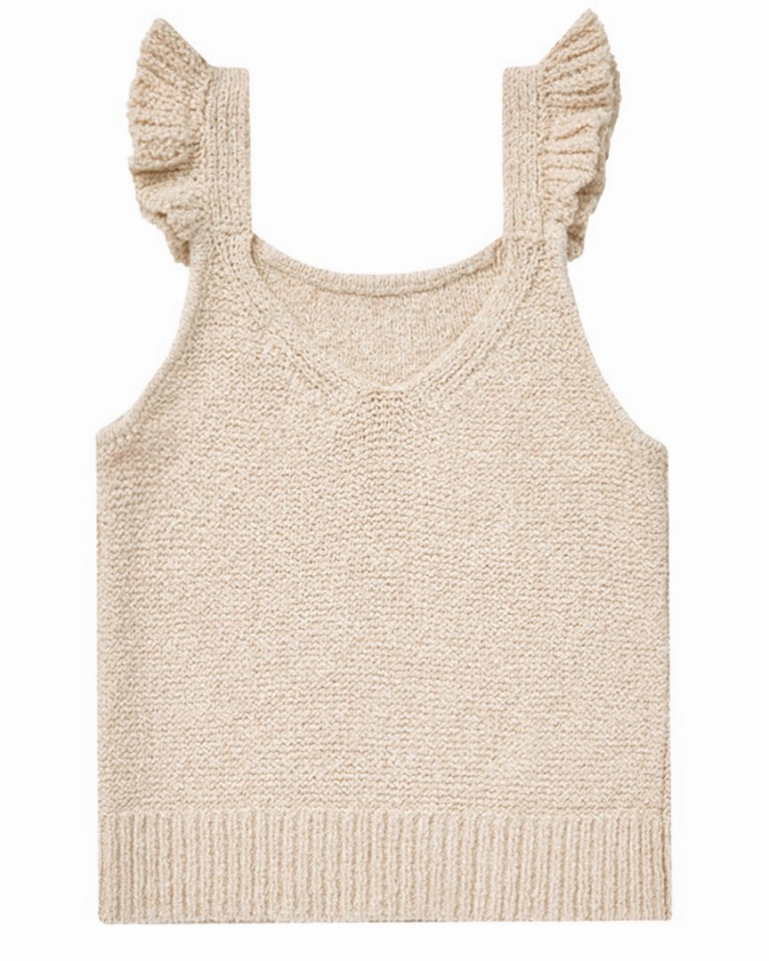Rylee   Cru Collective Knit Tank Girls Tunic Top