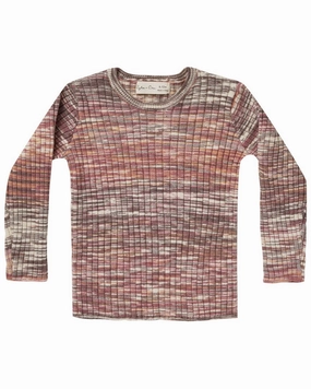 Rylee & Cru Ribbed Top ruffle tops girls, long sleeve tees girls
