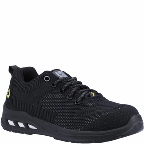 Safety Jogger ECOFITZ S1P Shoe Lightweight Running Shoes,Slip On Athletic Shoes,Breathable Workout Shoes