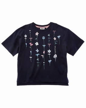 Scotch & Soda Jersey T-Shirt ruffle tops girls, long sleeve tees girls