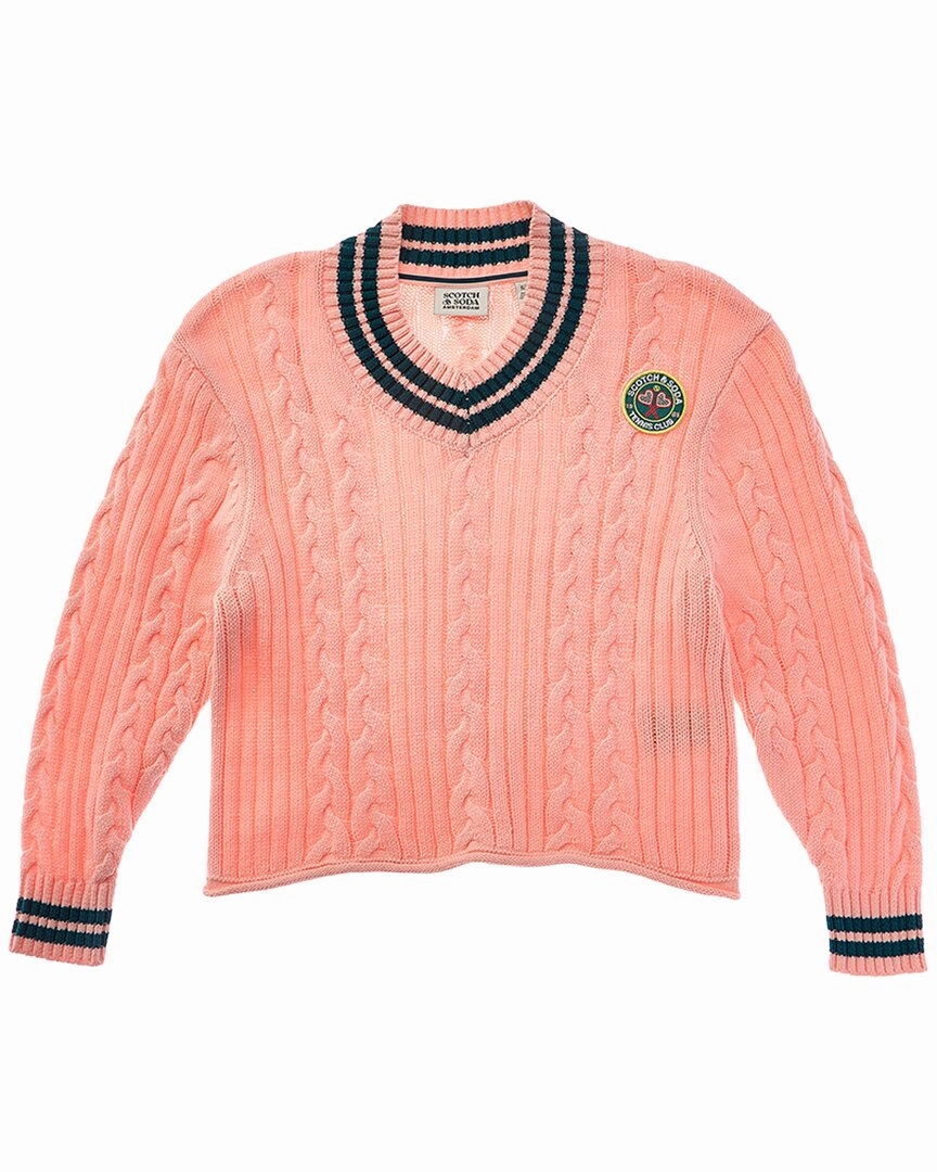 Scotch & Soda Tennis Group Sweater Girls Tunic Top