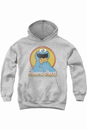Sesame Street Cookie Monster Layers Youth Pull Over Hoodie graphic tees for boys, polo shirts boys