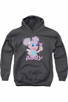Sesame Street Flat Abby Youth Pull Over Hoodie graphic tees for boys, polo shirts boys