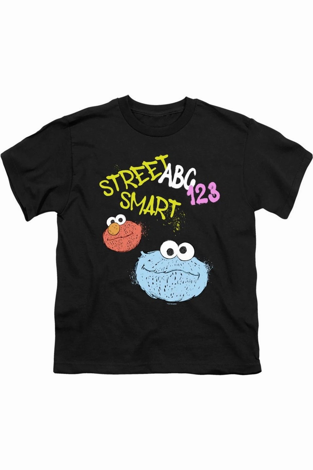 Sesame Street Street Smart Short Sleeve Youth Tee / T-Shirt graphic tees for boys, polo shirts boys