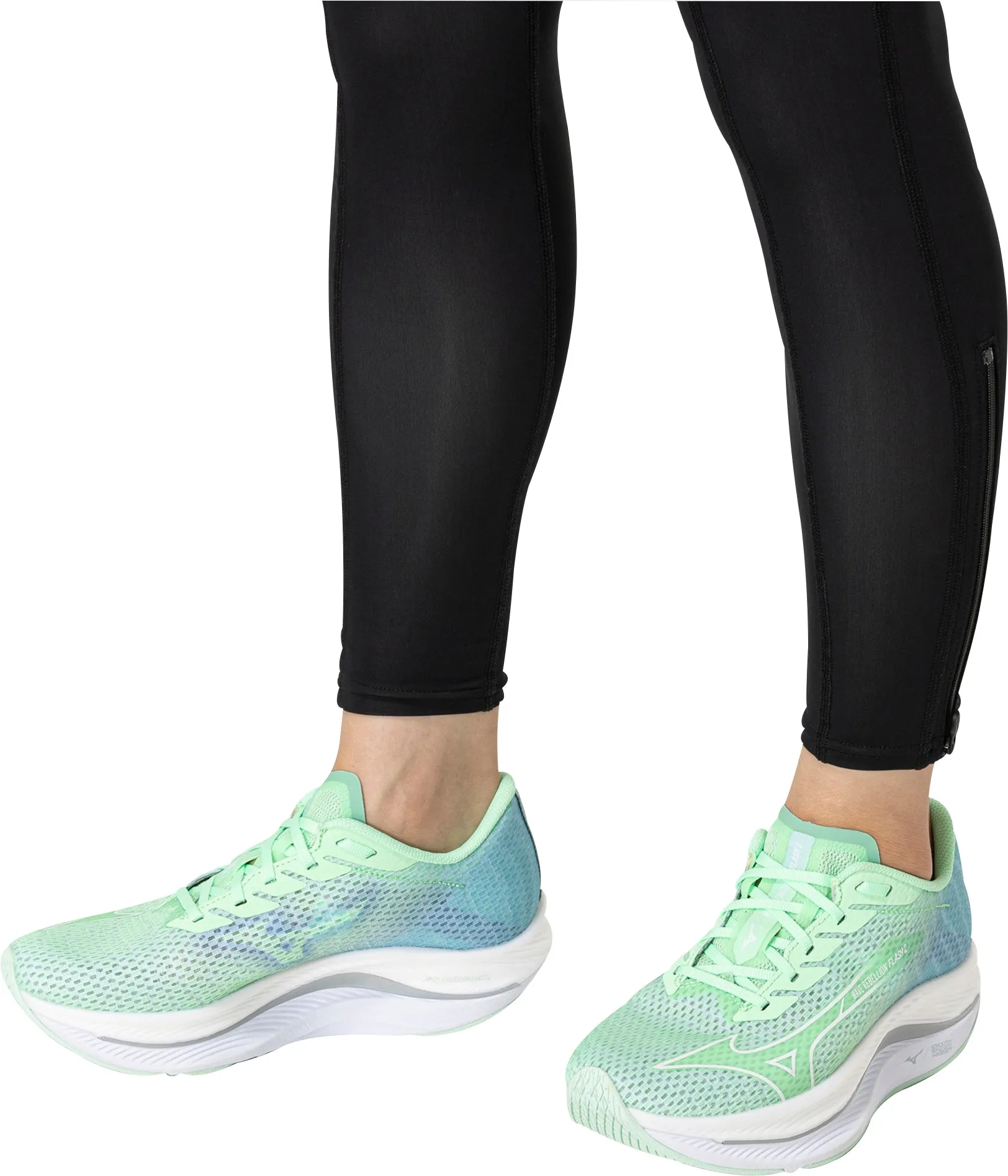 Shoes Mizuno Mizuno Wave Rebellion Flash 2 Womens Running Shoes - Green