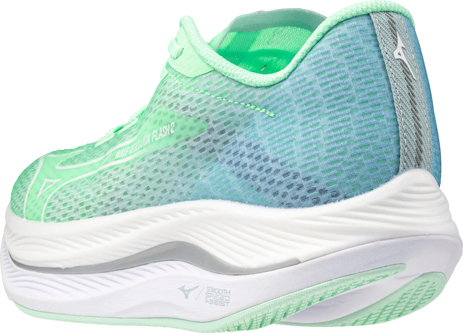 Shoes Mizuno Mizuno Wave Rebellion Flash 2 Womens Running Shoes - Green