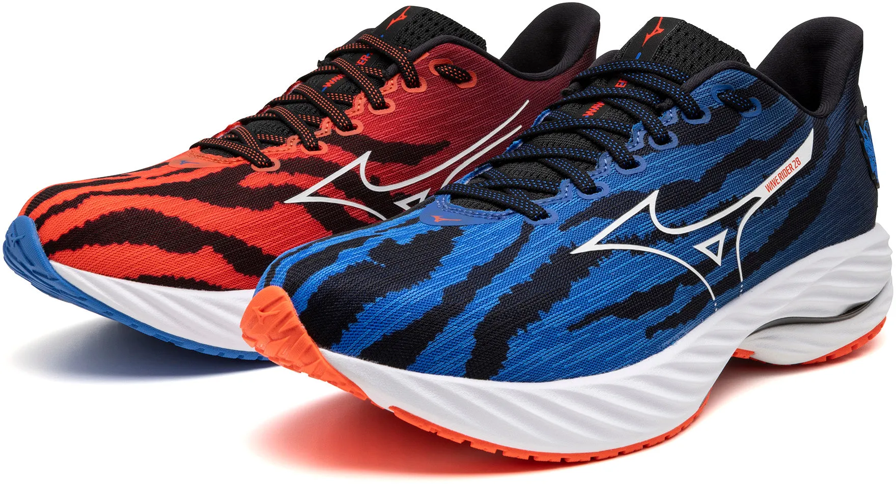 Shoes Mizuno Mizuno Wave Rider 28 Mens Running Shoes - Blue