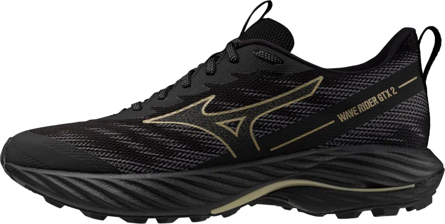 Shoes Mizuno Mizuno Wave Rider GORE-TEX 2 Mens Trail Running Shoes - Black