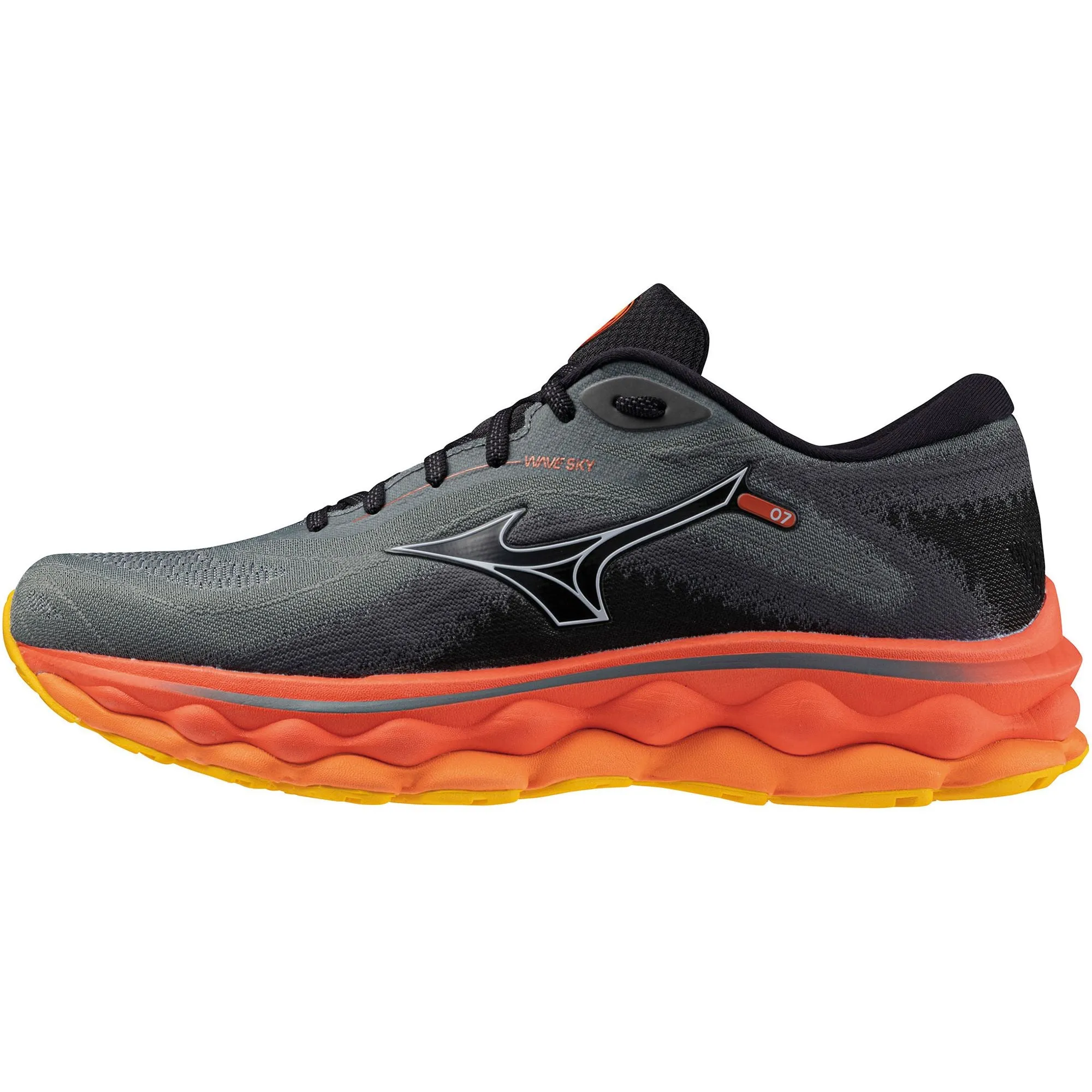 Shoes Mizuno Mizuno Wave Sky 7 Mens Running Shoes - Grey