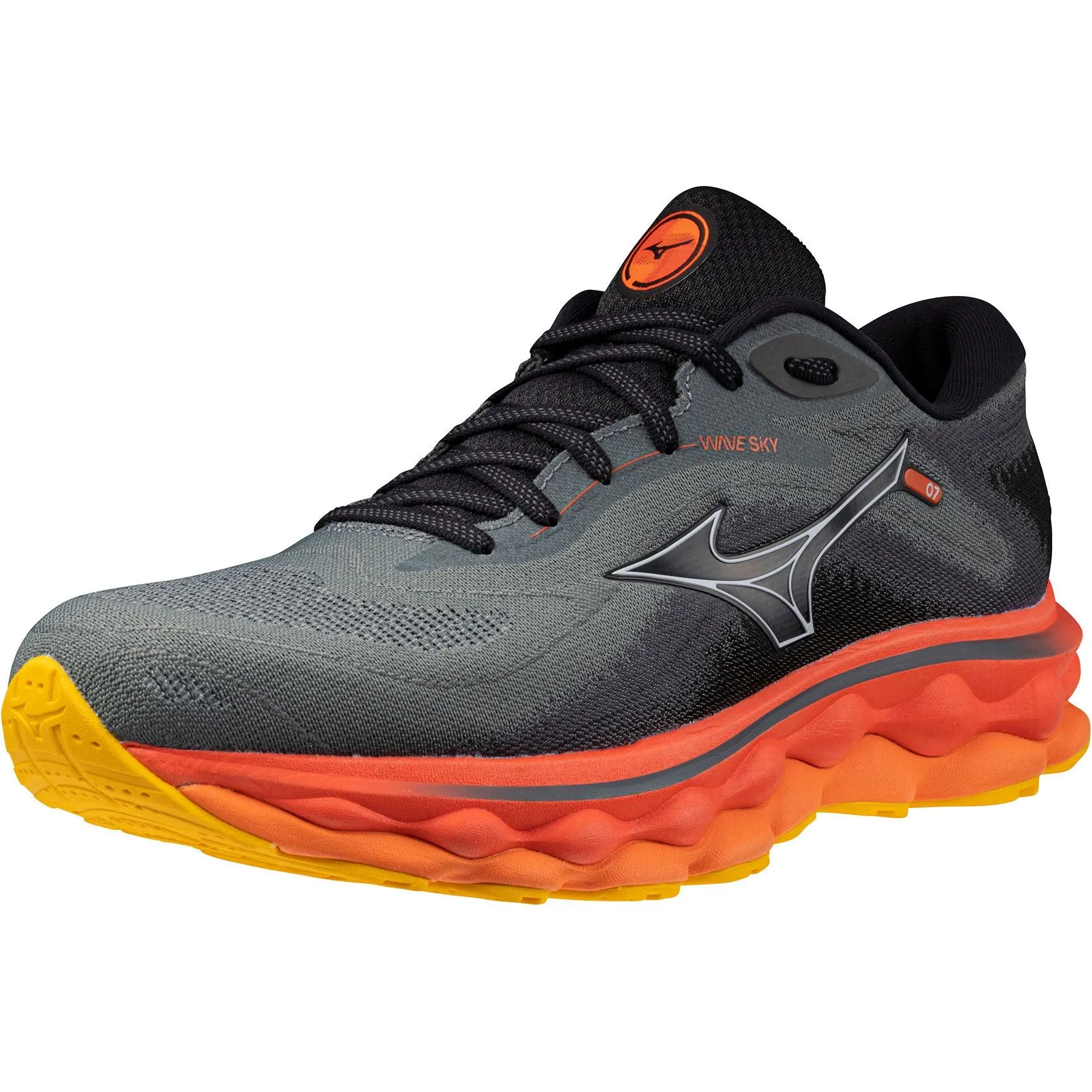Shoes Mizuno Mizuno Wave Sky 7 Mens Running Shoes - Grey