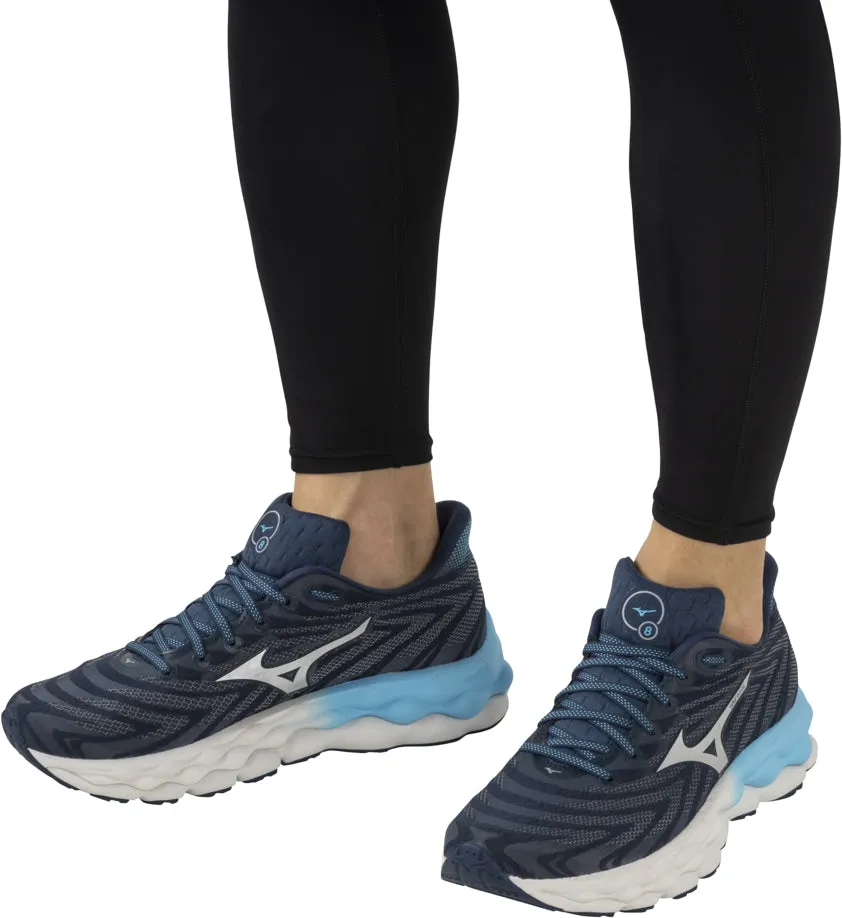 Shoes Mizuno Mizuno Wave Sky 8 Mens Running Shoes - Blue