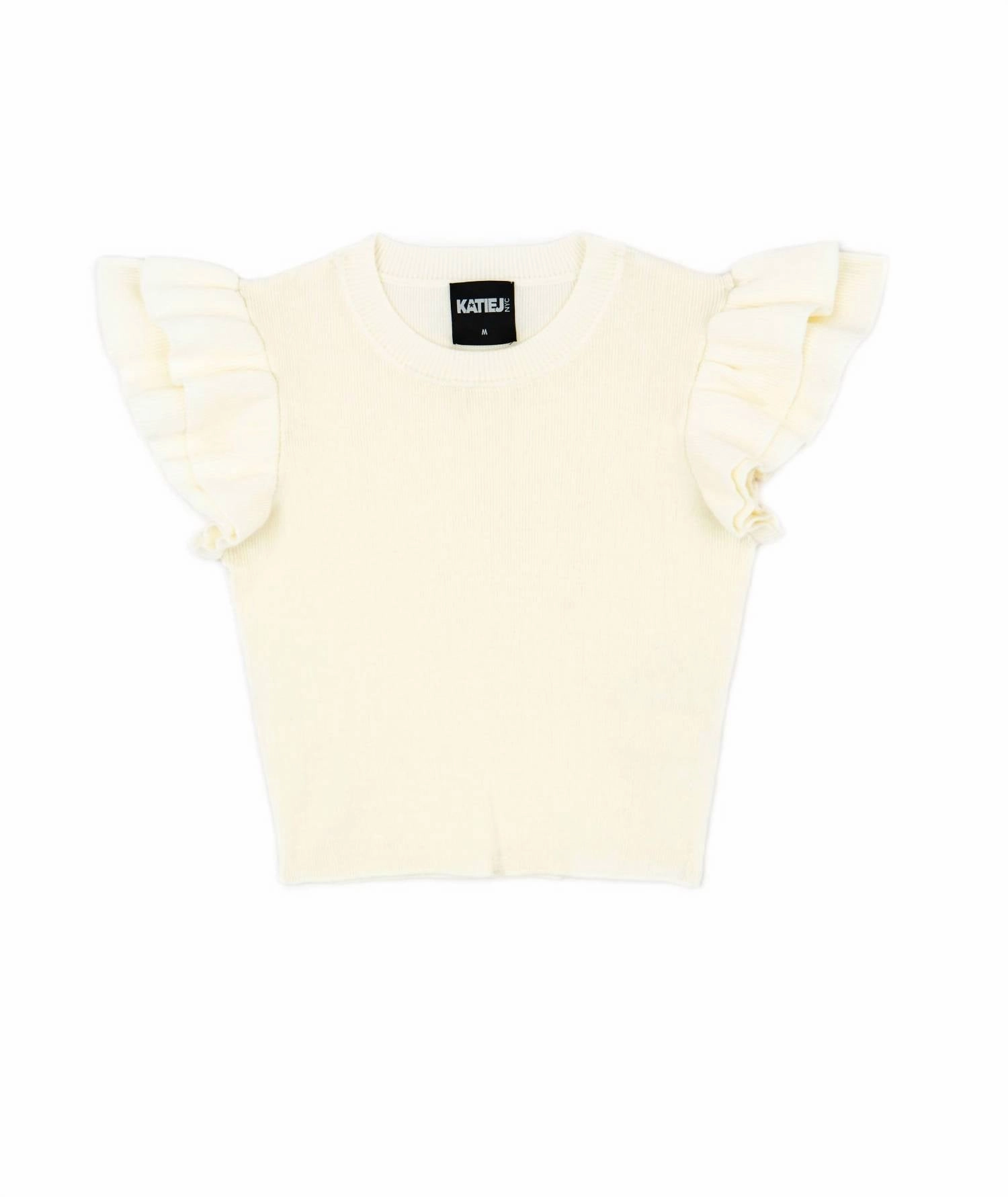 Short Sleeve Isla Top In White Girls Tunic Top