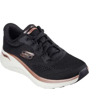 Skechers Arch Fit 2.0 Glow The Distance Shoe Lightweight Running Shoes,Slip On Athletic Shoes,Breathable Workout Shoes