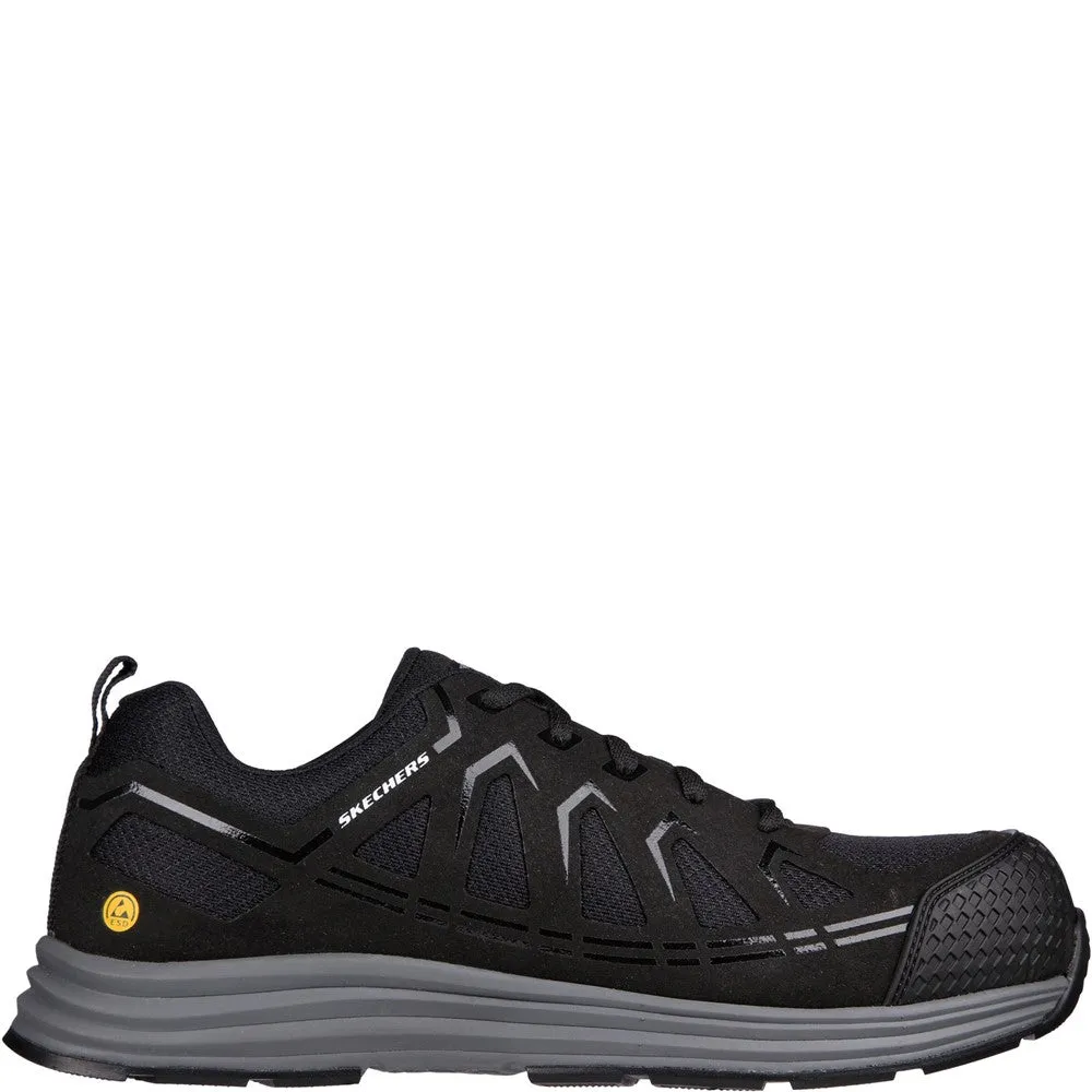 Skechers Workwear Malad II Safety Trainers Men's Sports Casual Shoes