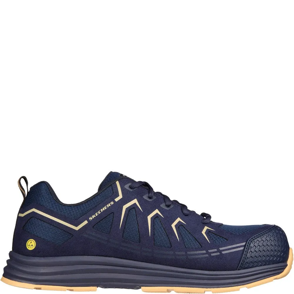 Skechers Workwear Malad II Safety Trainers Men's Sports Casual Shoes