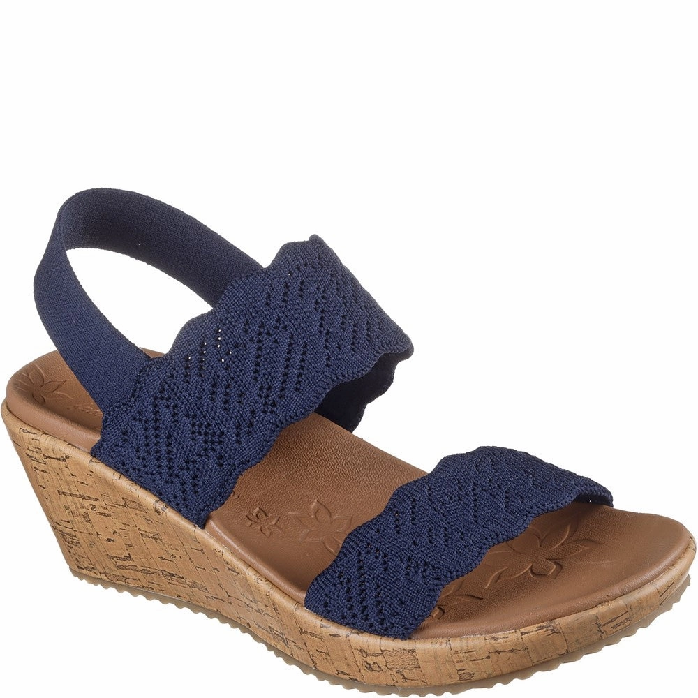 Skechers Beverlee Timeless Touch Sandal Lightweight Running Shoes,Slip On Athletic Shoes,Breathable Workout Shoes