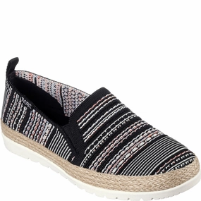 Skechers BOBS Flexpadrille 3.0 - Island Muse Espadrille Lightweight Running Shoes,Slip On Athletic Shoes,Breathable Workout Shoes